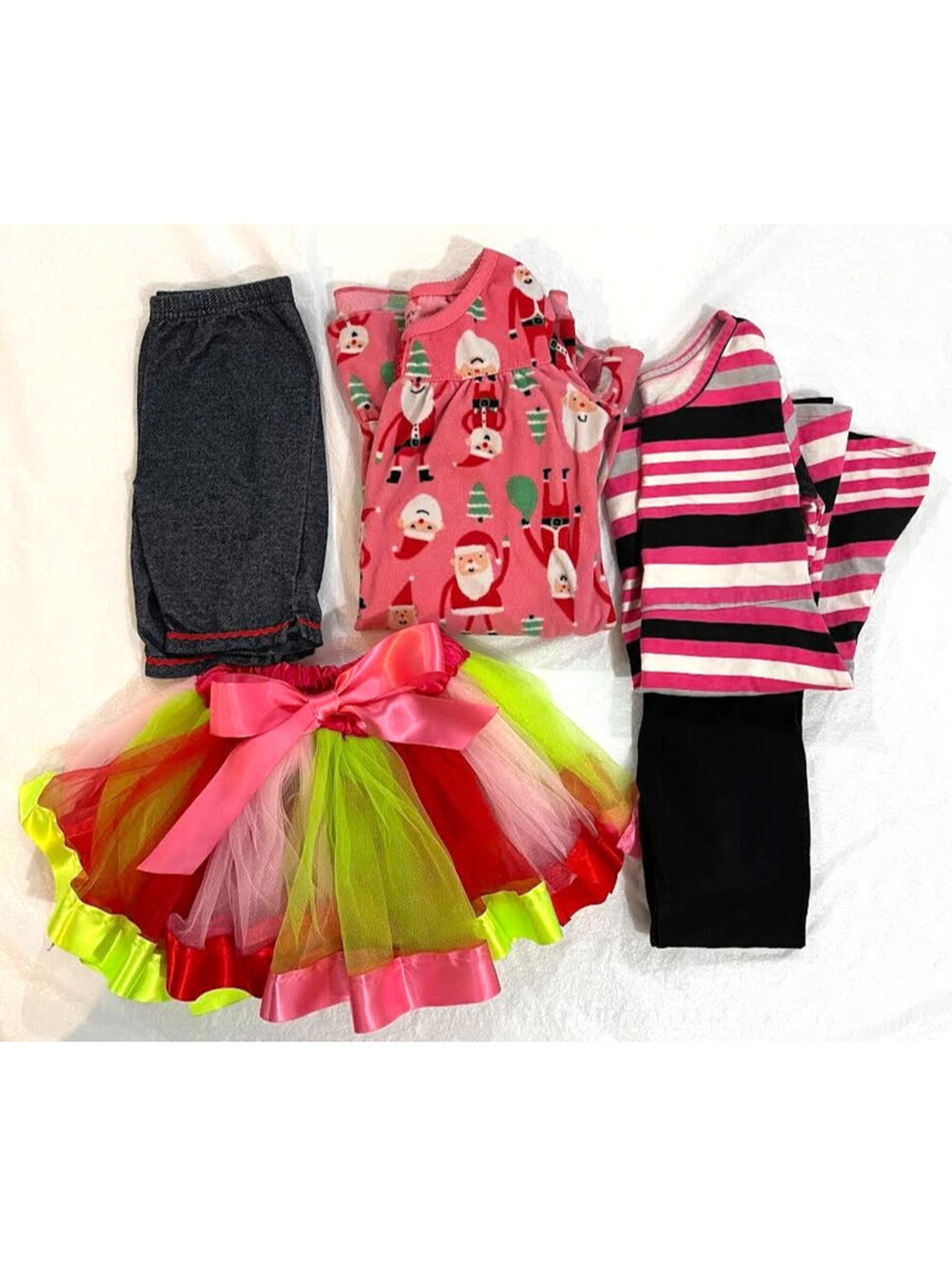 Girls' Clothes-Size 4/4T-Lot of 5 Pieces, Includes Tutu, Outfit, Nightgown